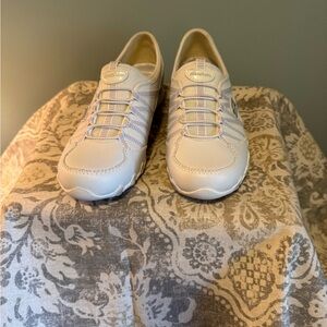 Skechers White Slip-On Sneakers for Women